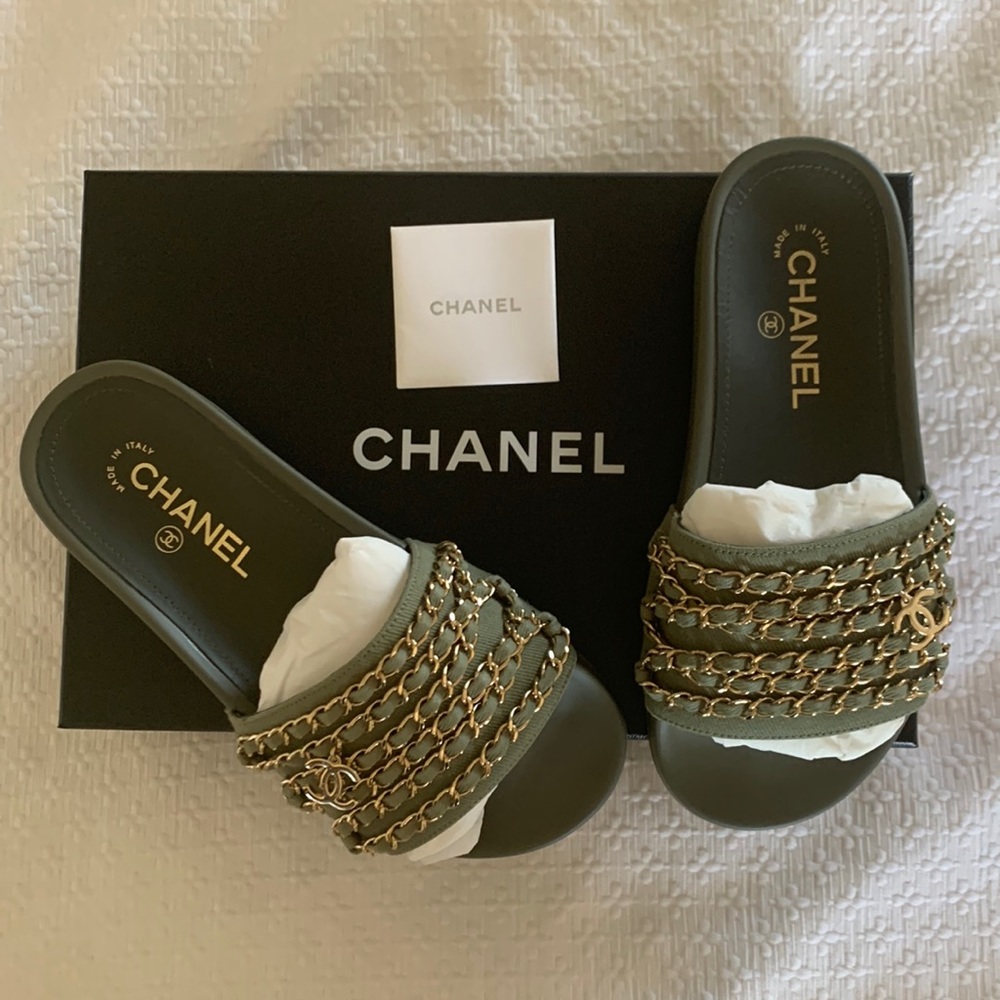 Chanel 17C Slides RARE